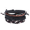 Bracelet homme Nomade en cuir tressé