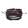 Bracelet homme Nomade en cuir tressé